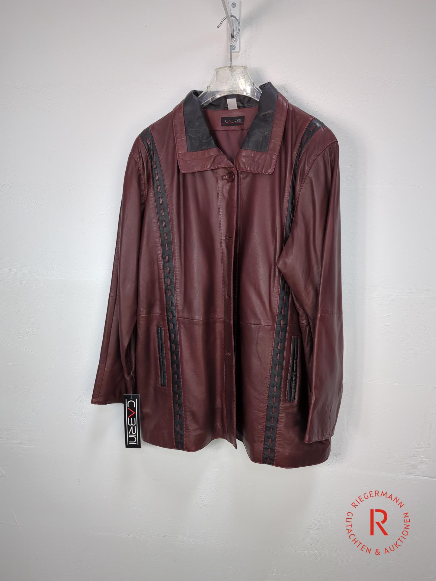 DAMEN LEDERJACKE GRÖSSE 50